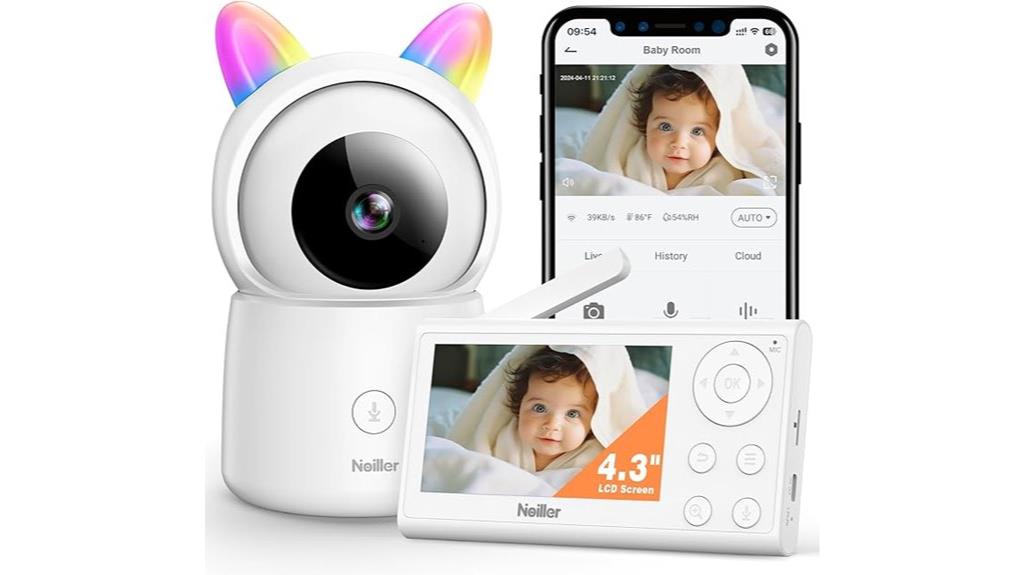1080p app controlled baby monitor