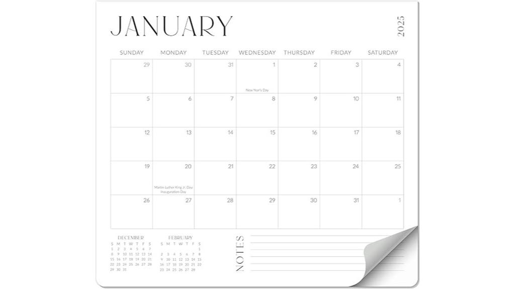 2025 magnetic fridge calendar