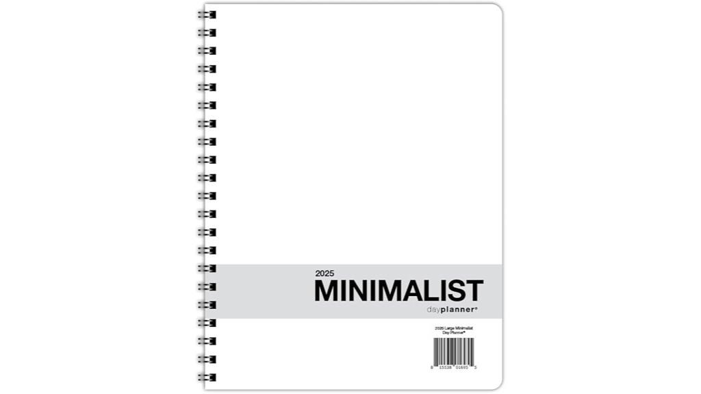2025 minimalist day planner