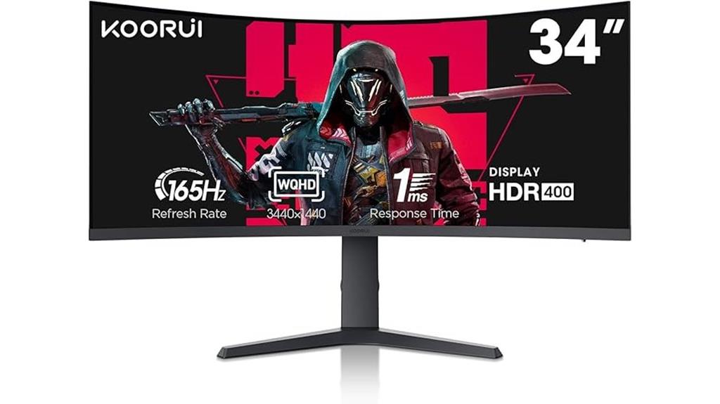 34 inch ultrawide curved monitor