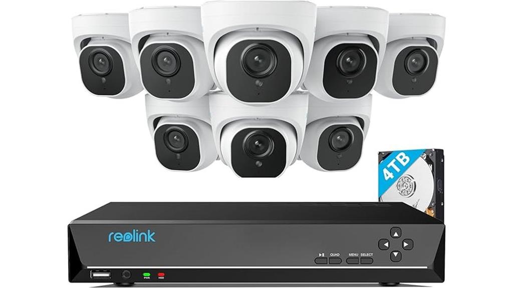 4k poe security cameras