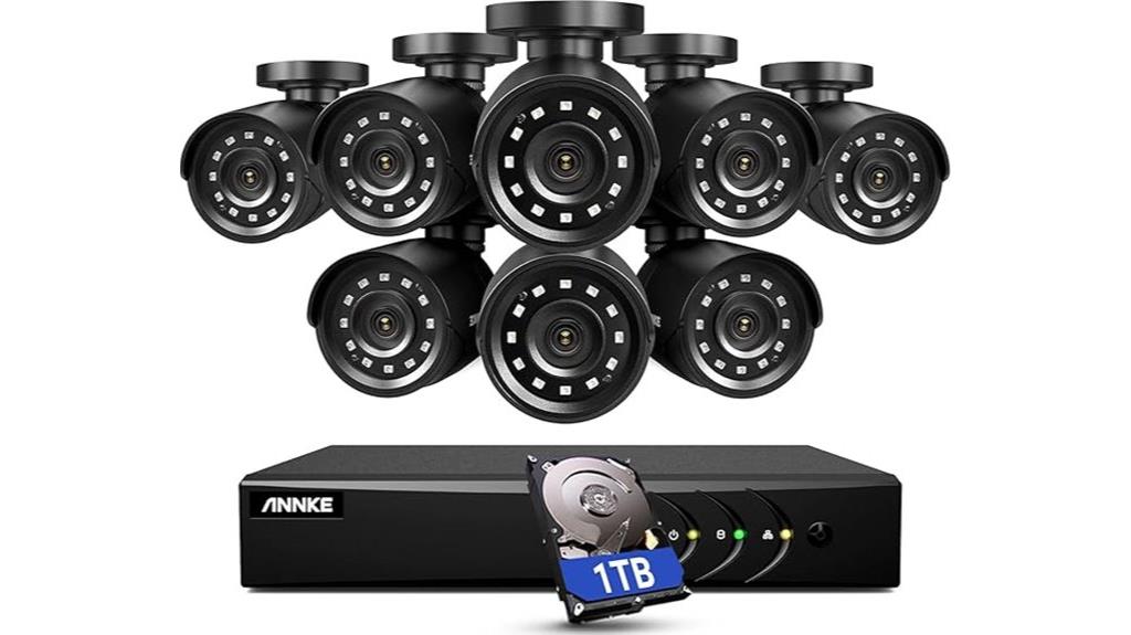 8 camera ai security system