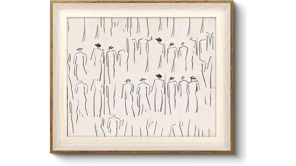 abstract framed canvas art
