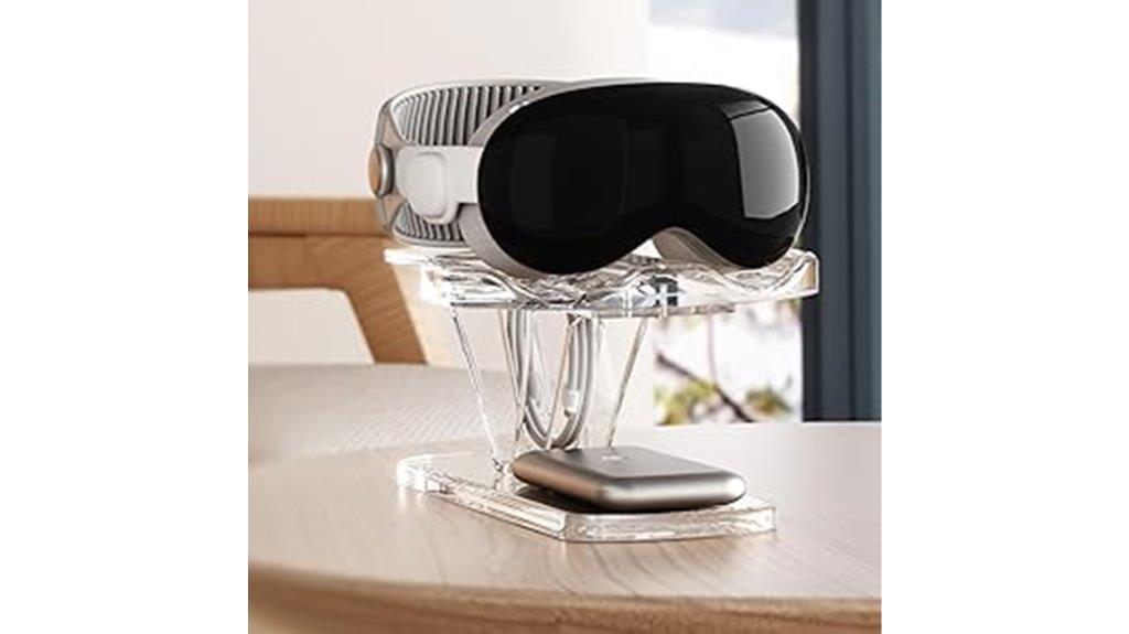 acrylic dock for headset