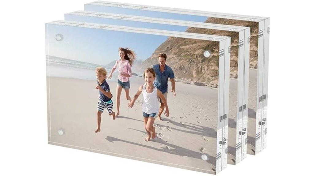 acrylic picture frames pack