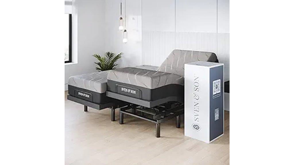adjustable bed with mattress