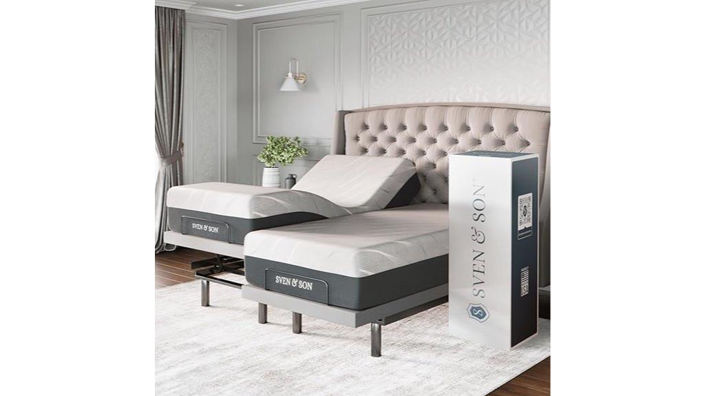 adjustable bed with mattress