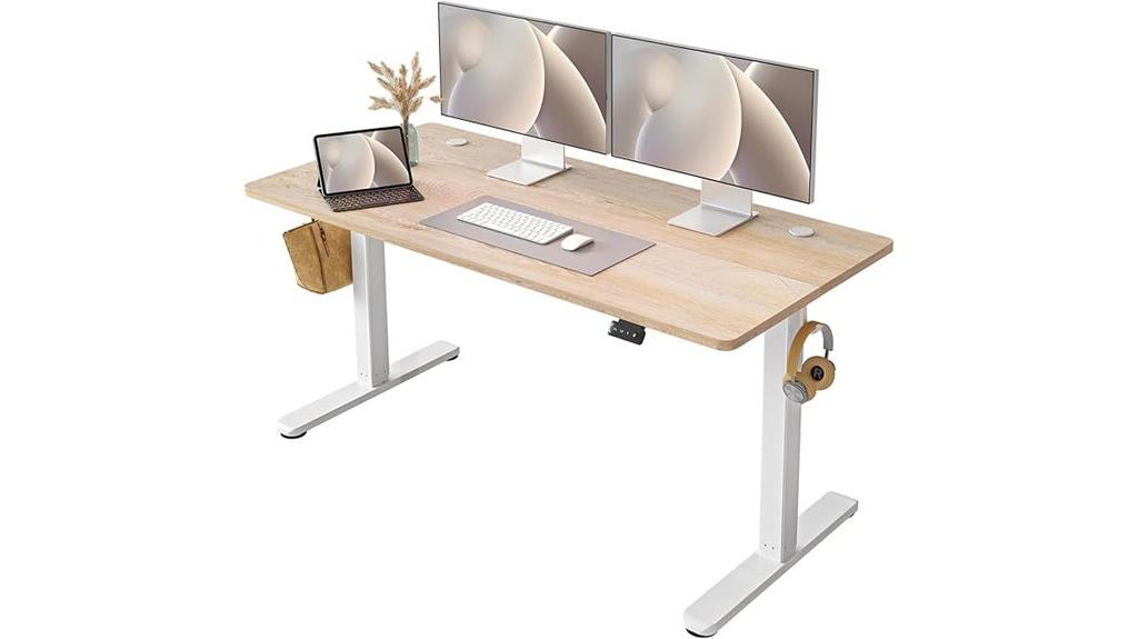 adjustable height standing desk