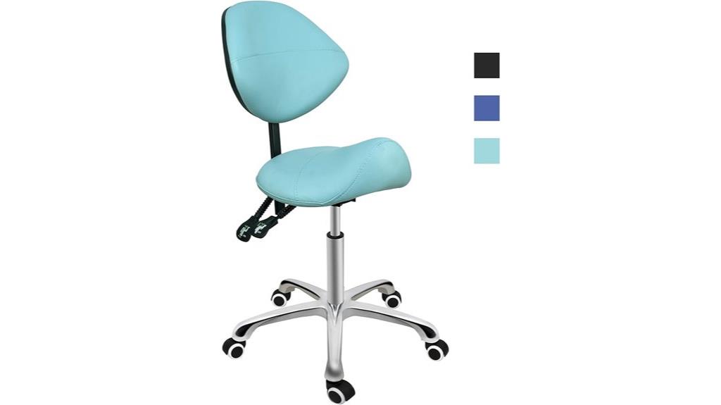 adjustable saddle stool design