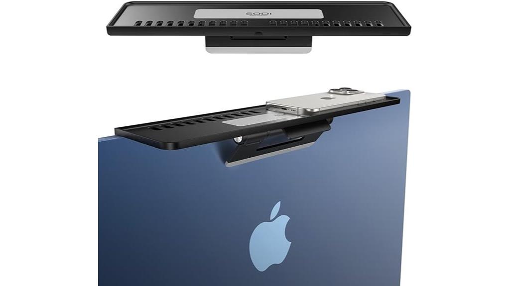 adjustable tv monitor shelf