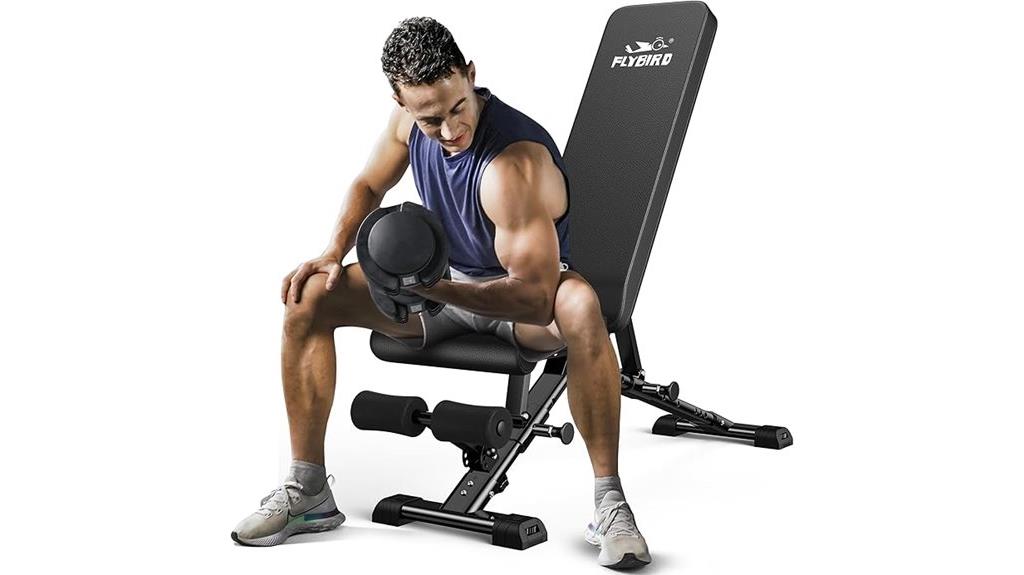 adjustable weight bench workout