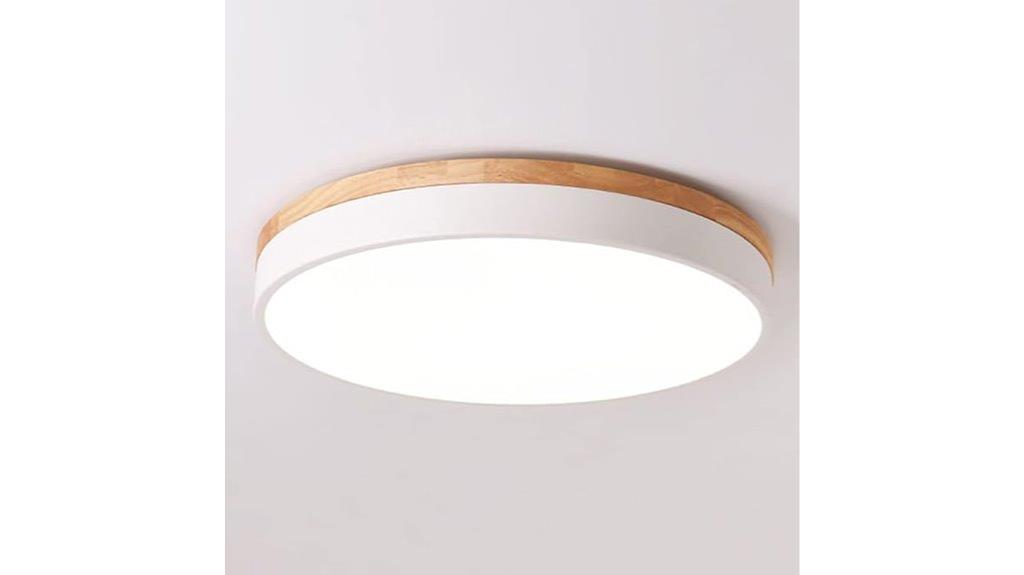 adjustable wooden ceiling light