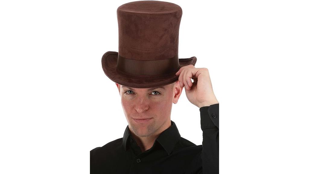 adult brown top hat
