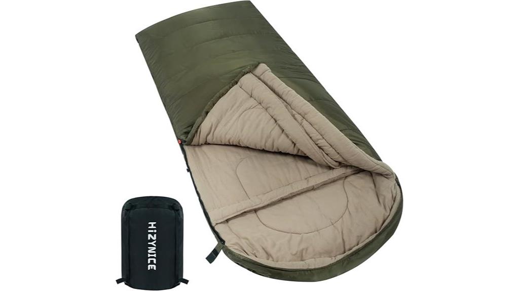 adult cotton flannel sleeping bag