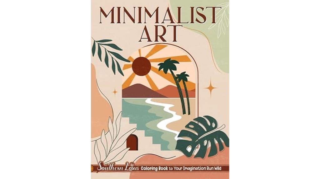 adult minimalist coloring book