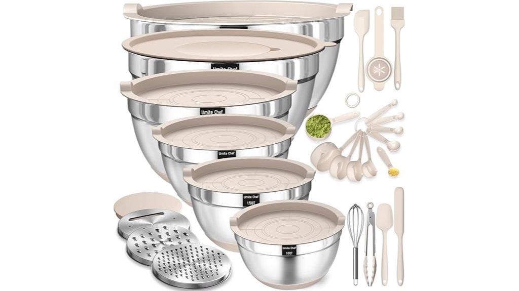 airtight stainless steel bowls