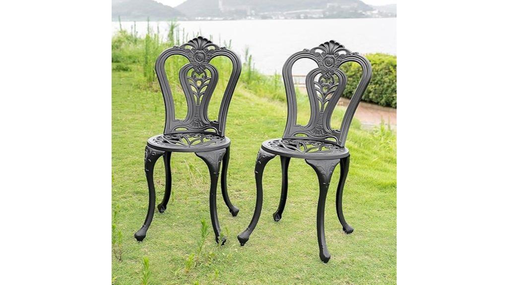 aluminum patio chair set