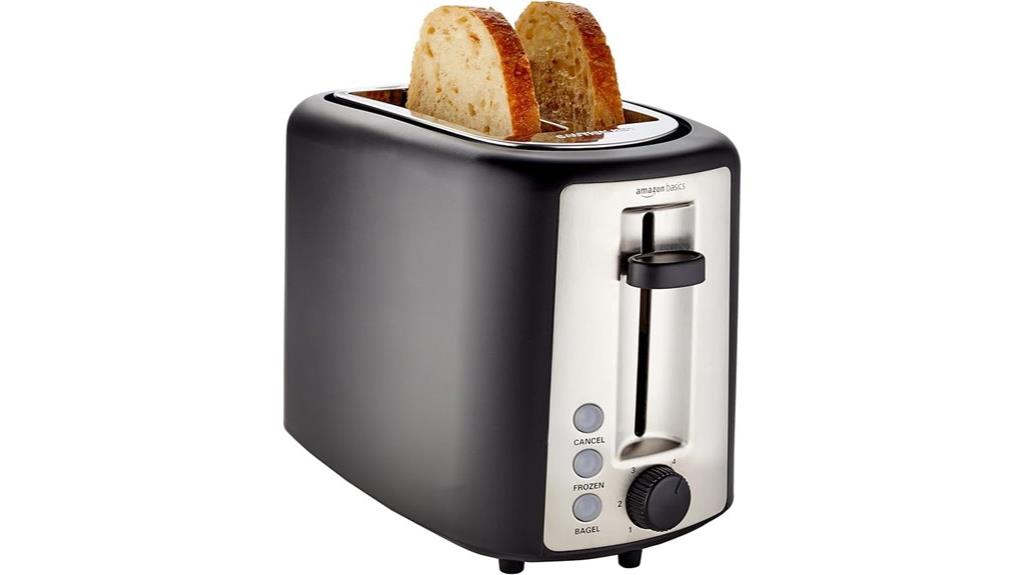 amazon basics toaster features