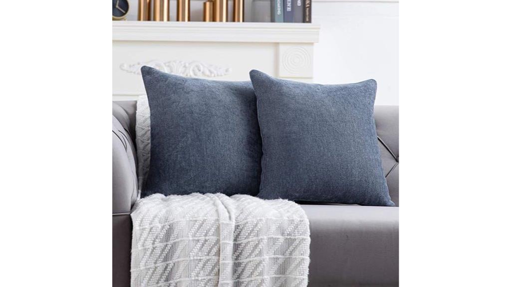 anickal blue grey pillows