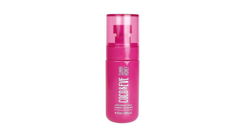 antioxidant face tanning mist
