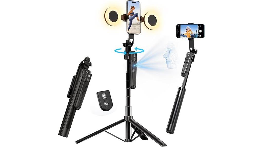 auto face tracking tripod