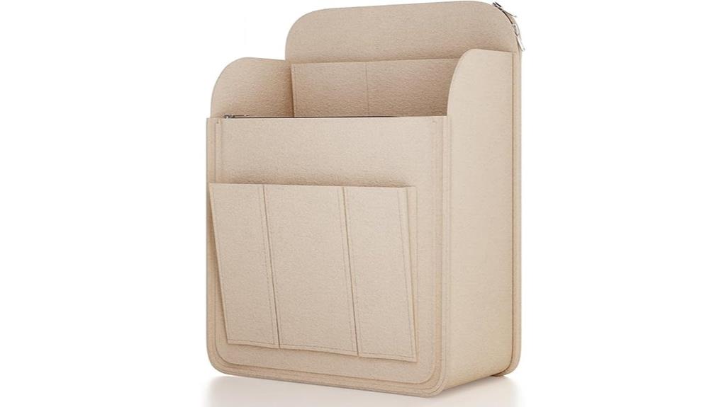 backpack organizer insert felt