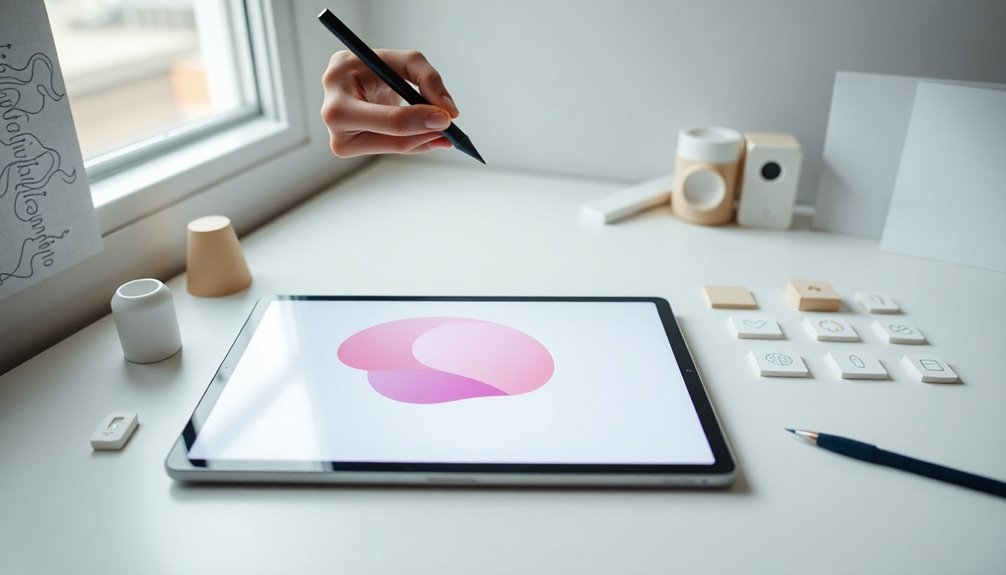 balanced design in icons