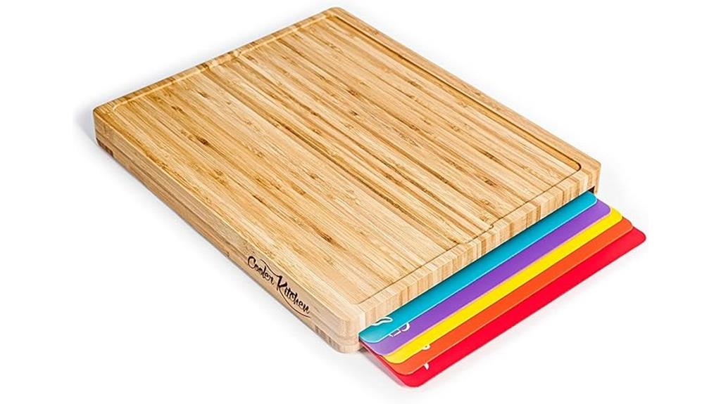 bamboo cutting board set