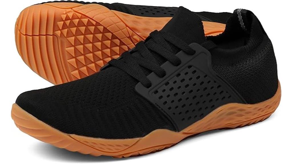 barefoot running shoe design