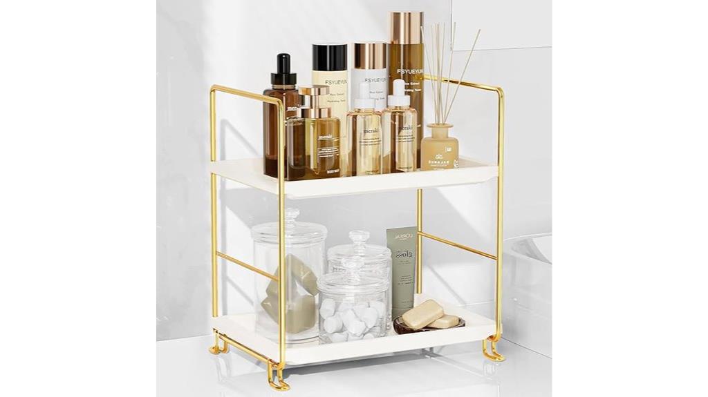bathroom countertop storage organizer
