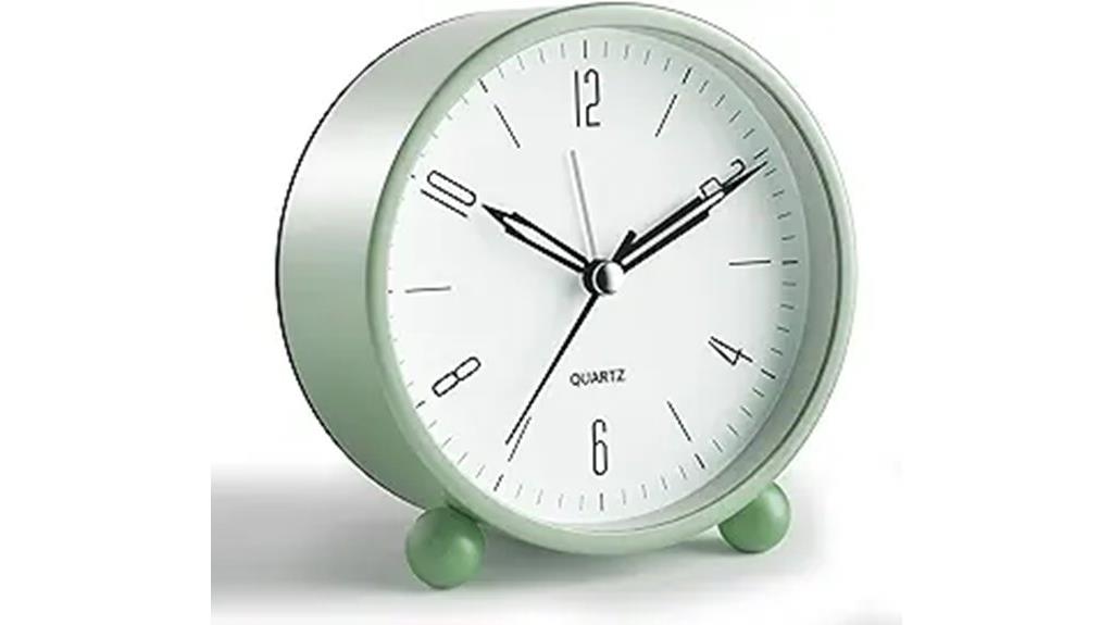 battery operated night light clock