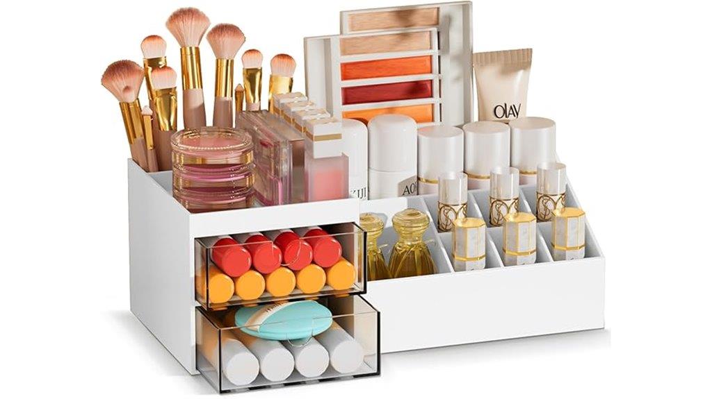 beauty product storage solution