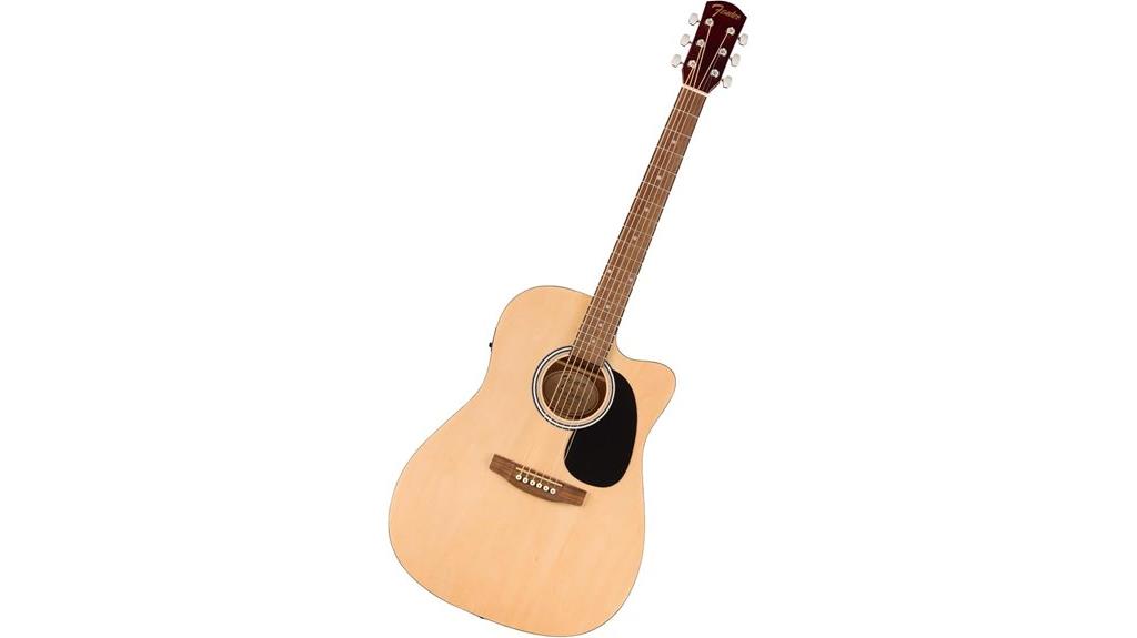 beginner friendly acoustic electric guitar