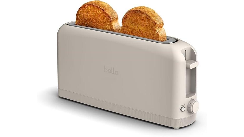 bella 2 slice toaster features