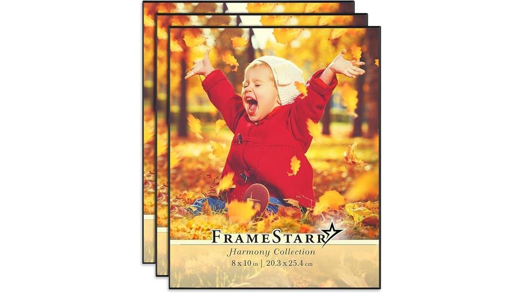 black 8x10 frame set