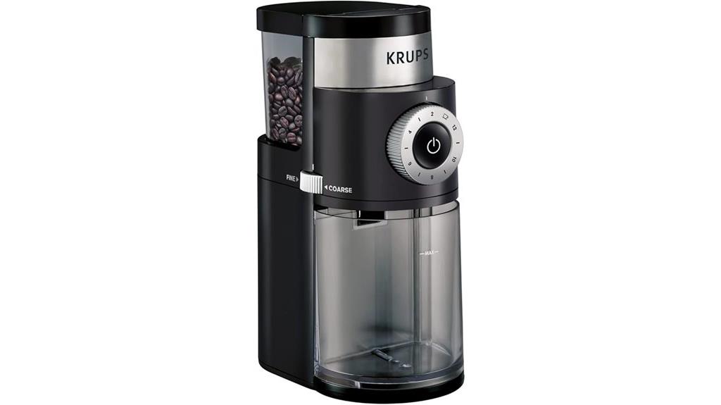 black coffee burr grinder