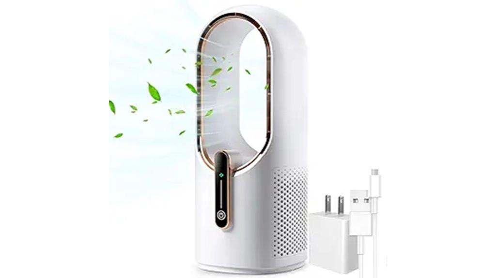 bladeless small quiet fan
