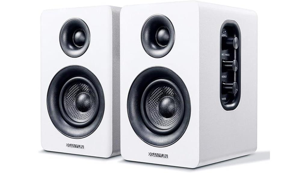 bluetooth bookshelf speakers pair