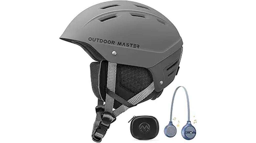 bluetooth enabled ski helmet