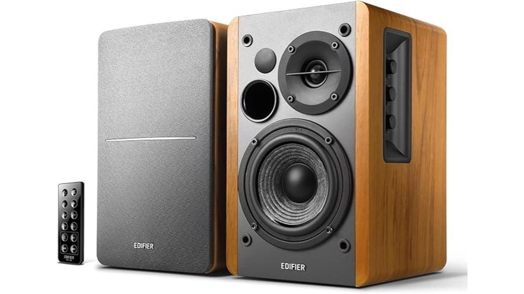 bluetooth powered bookshelf speakers