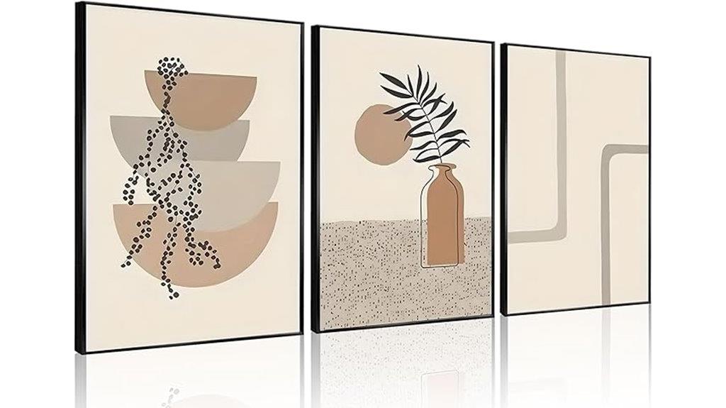 boho abstract canvas prints