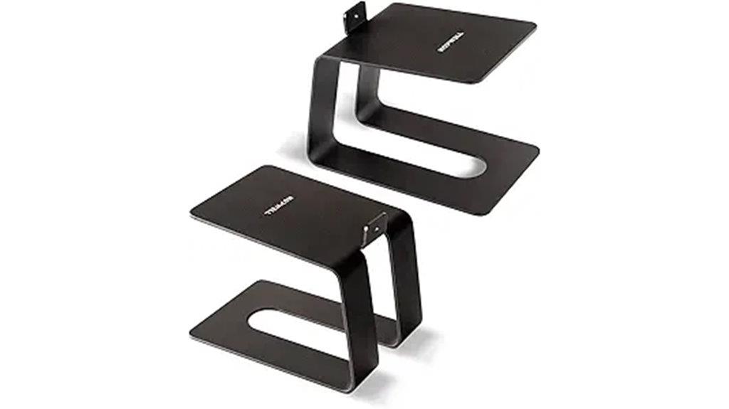 bookshelf speaker desktop stands