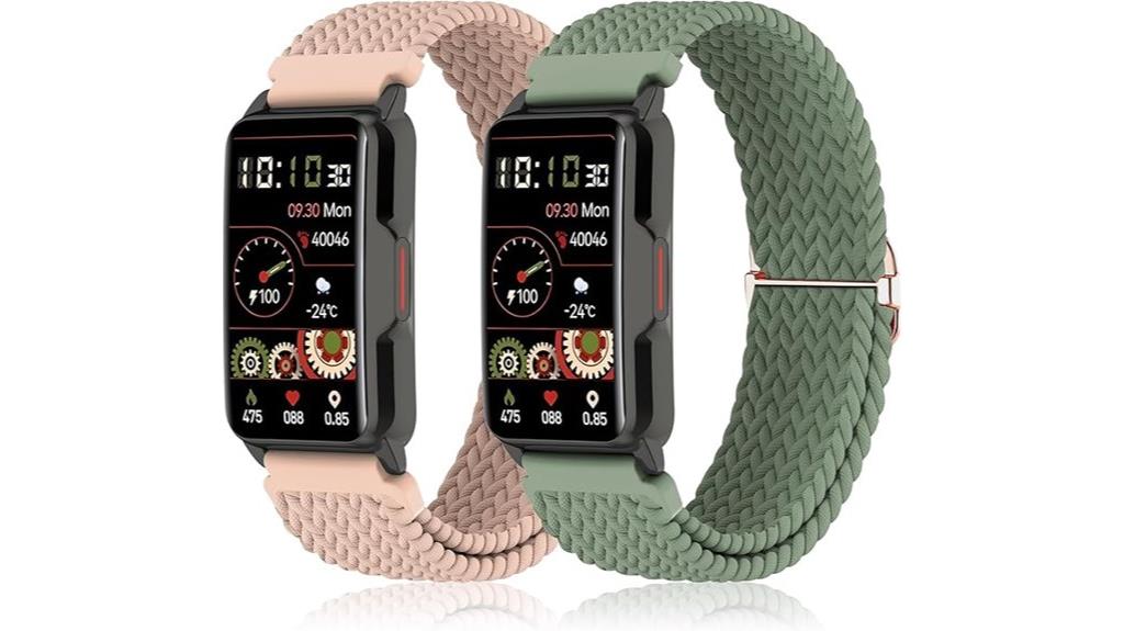 braided elastic bands pack