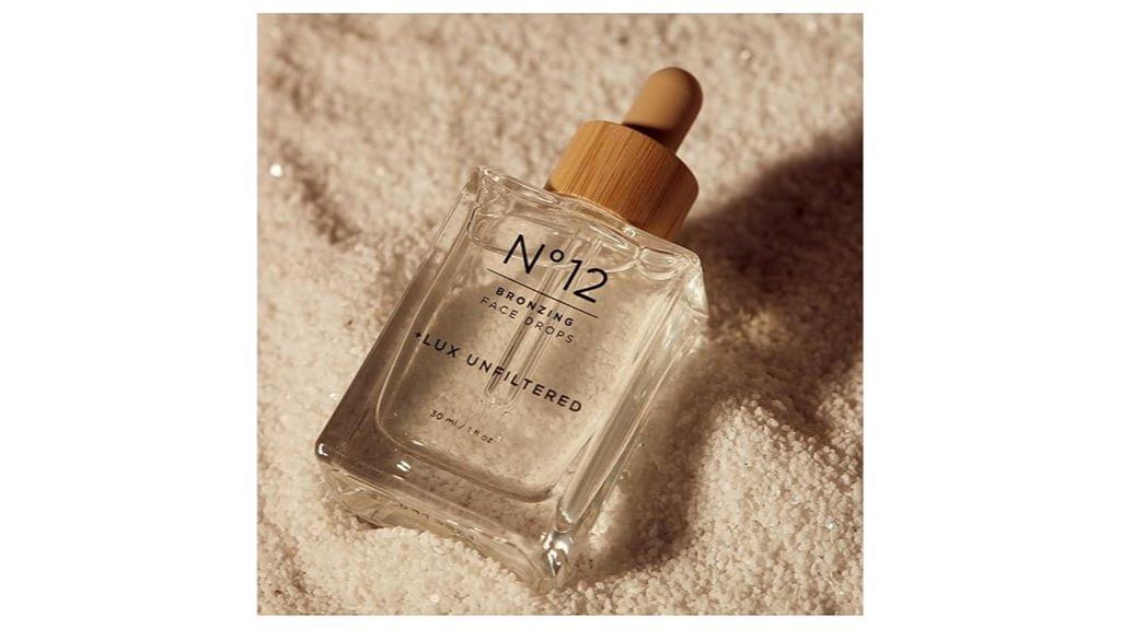 bronzing face drops available