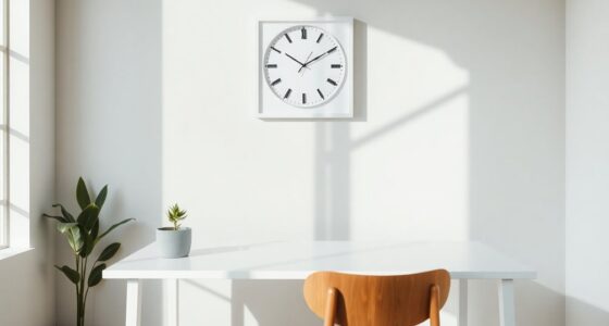 calm minimalist office design