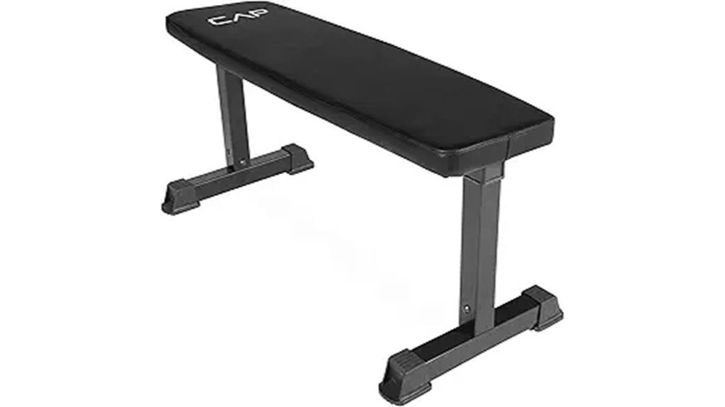 cap barbell flat bench