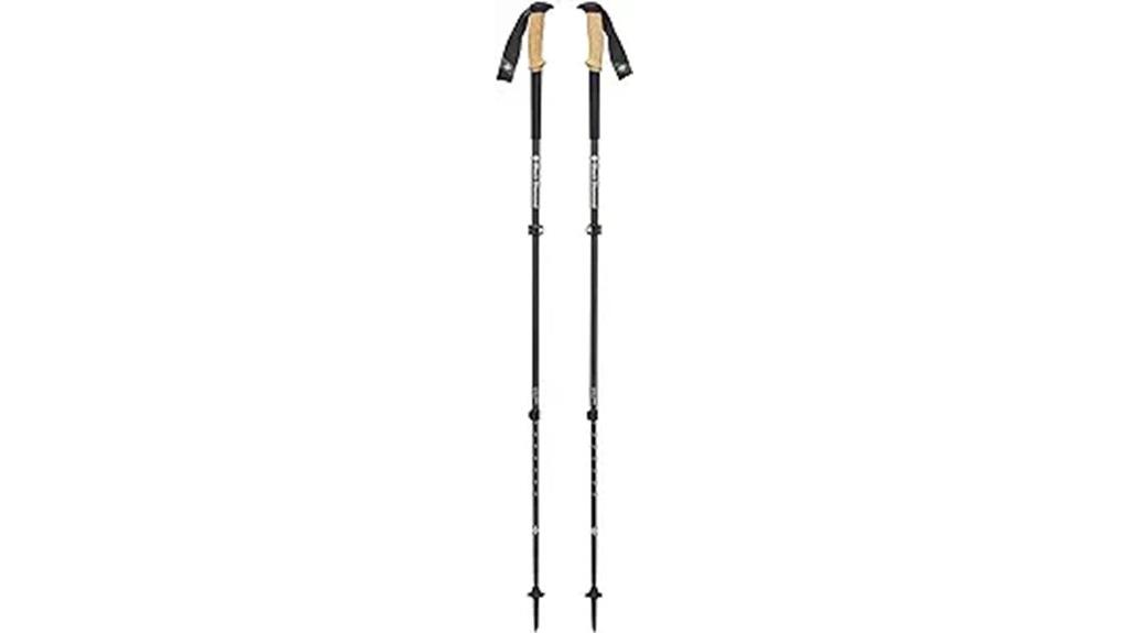 carbon cork trekking poles