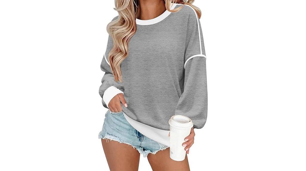 casual women s pullover sweatshirt