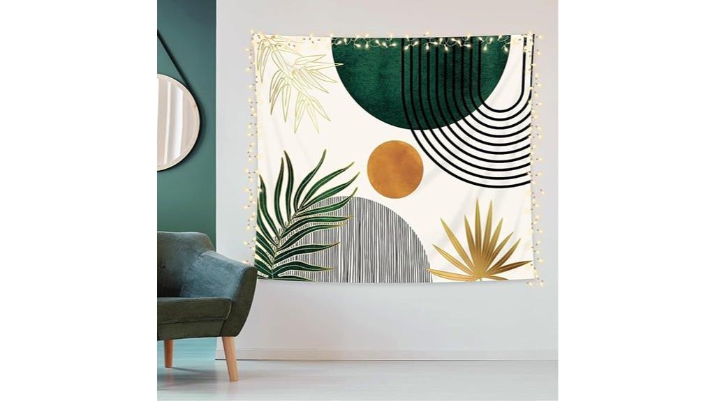 chic abstract home tapestry