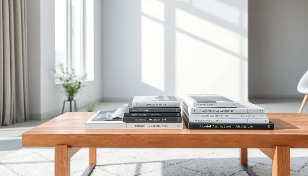 choosing minimalist architecture books